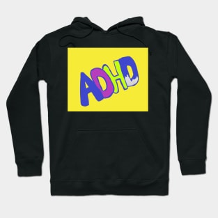 ADHD unfinished--humor AuDHD neurospicy Hoodie